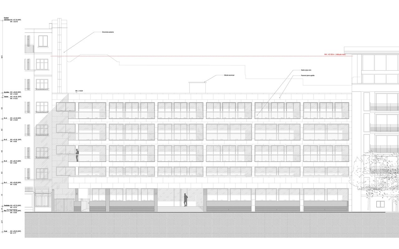 LOGEMENTS COLLECTIFS . Paris 7