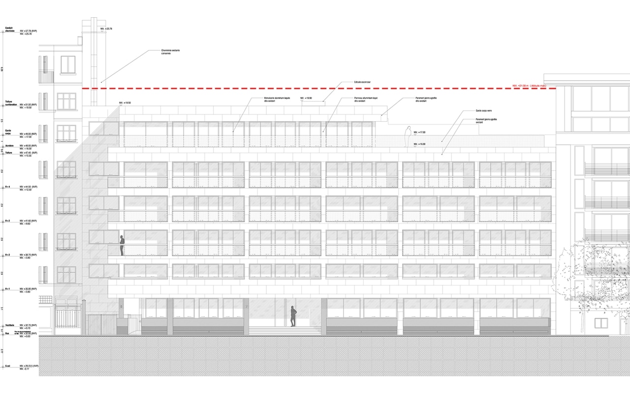 LOGEMENTS COLLECTIFS . Paris 7